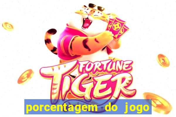 porcentagem do jogo fortune tiger